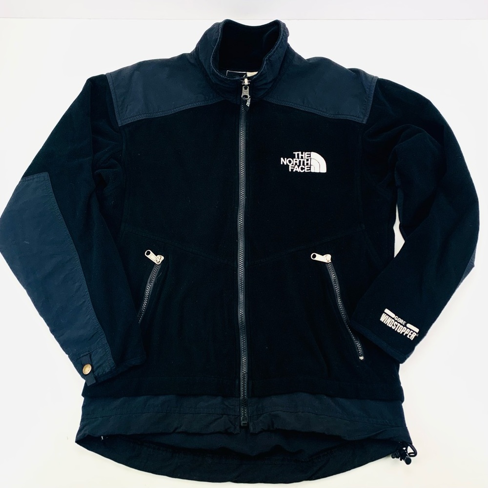 The North Face Gore Windstopper Zip Up Fleece Softshell Large Logo Embroidery